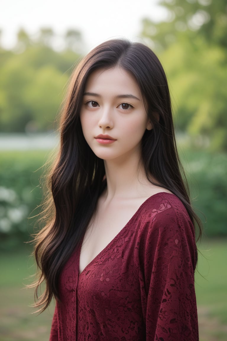  aesthetic portrait, 1girl,solo, long hair, bokeh, depth of field, cinematic, nighttime ,aesthetic portrait