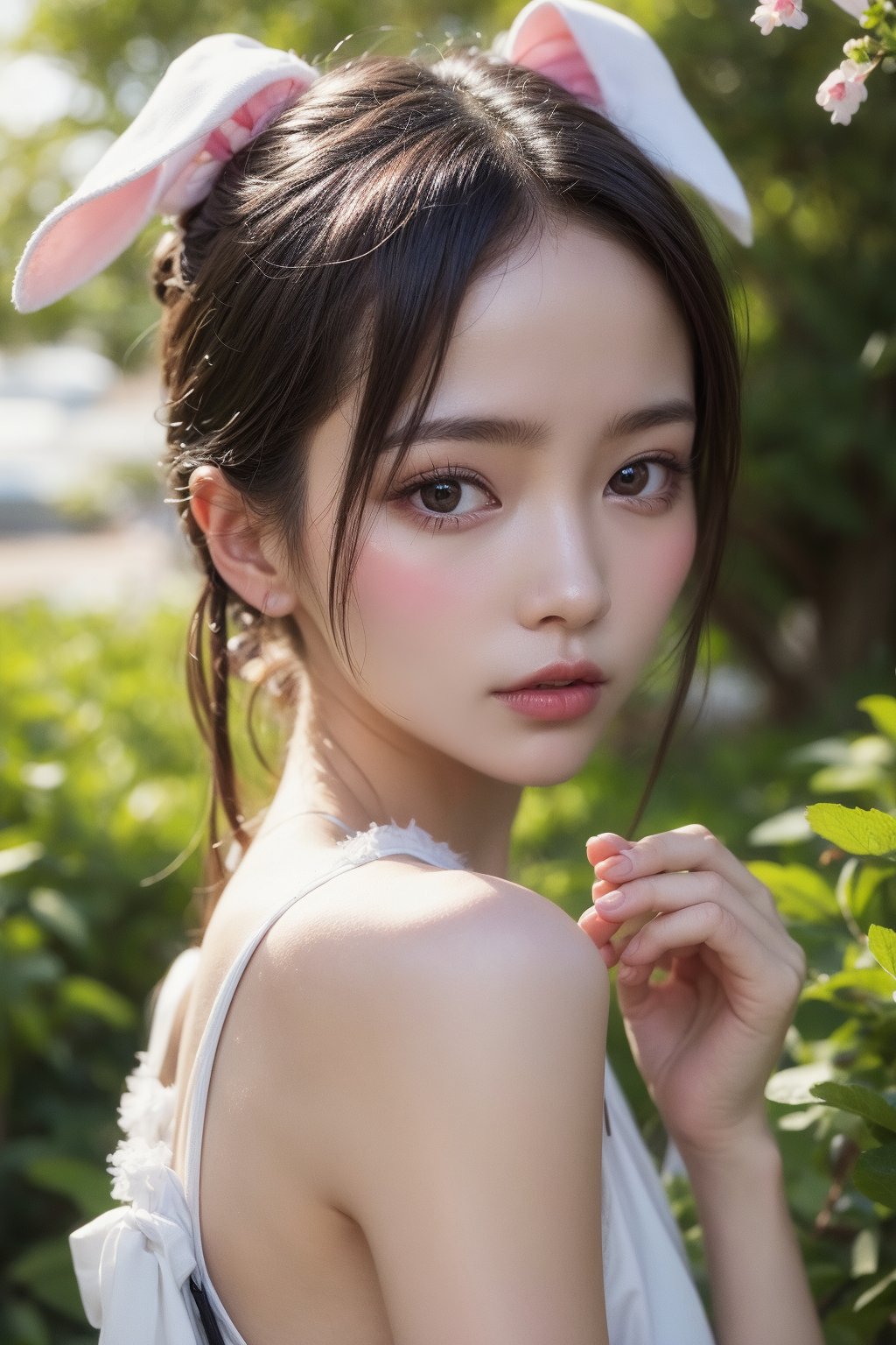 (Best quality, 8k, 32k, Photorealistic, UHD:1.2),

A young,sakura,rabbit,beautiful,women