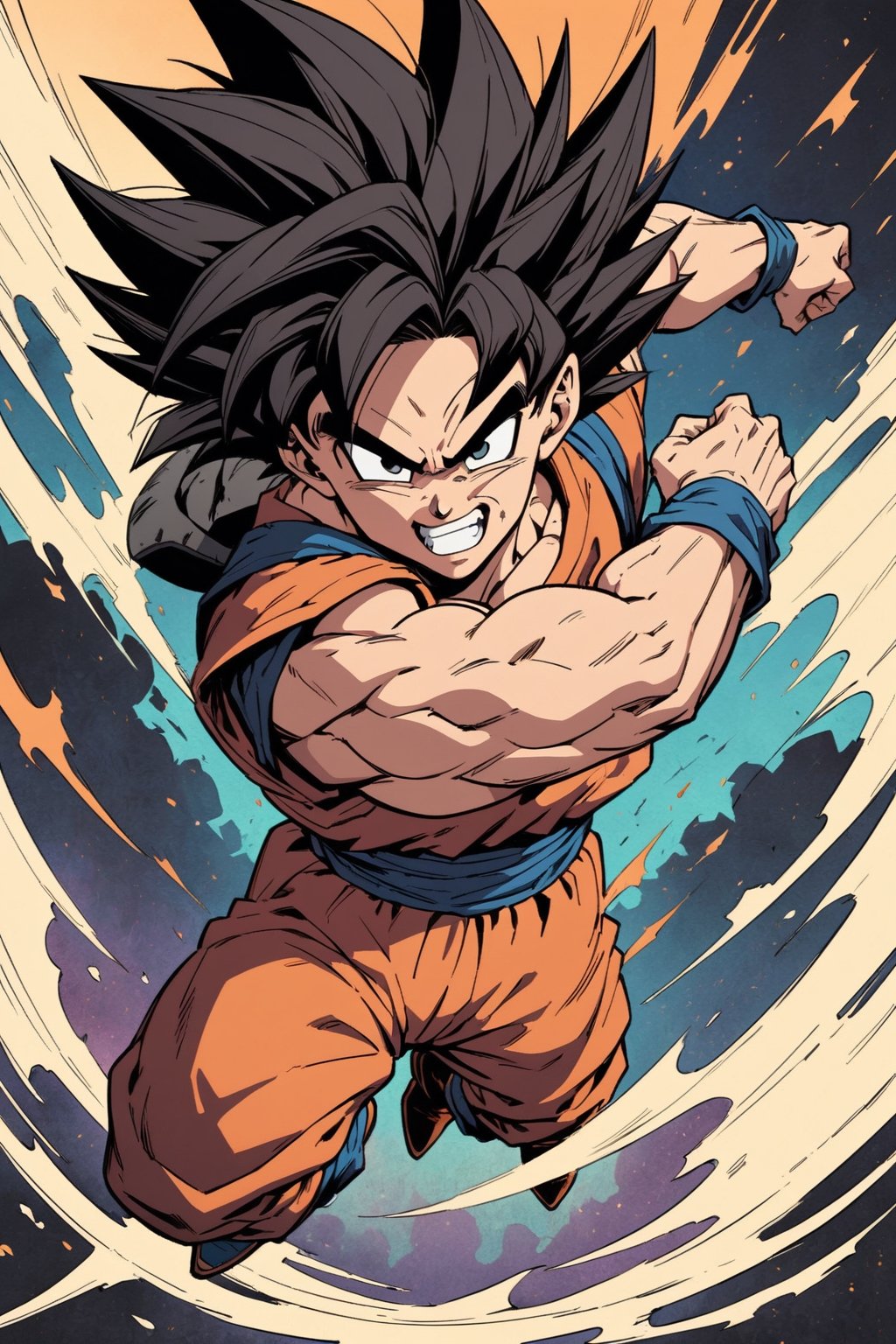 animation, dragon ball, goku | image created by RobinCade | Tensor.Art