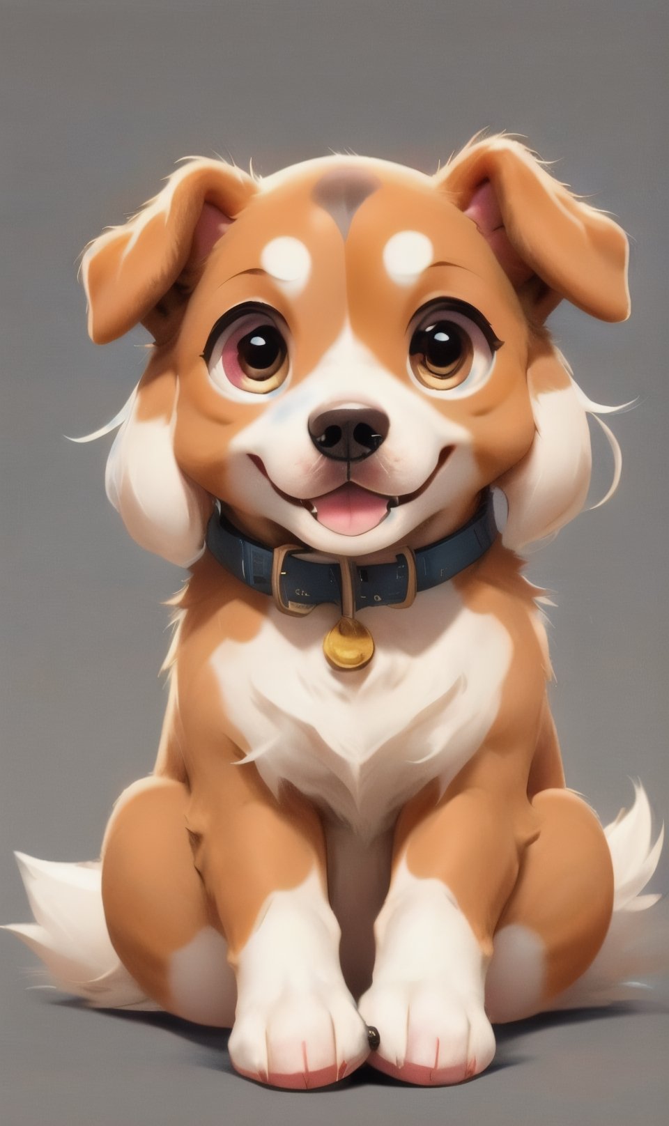 a cute dog.