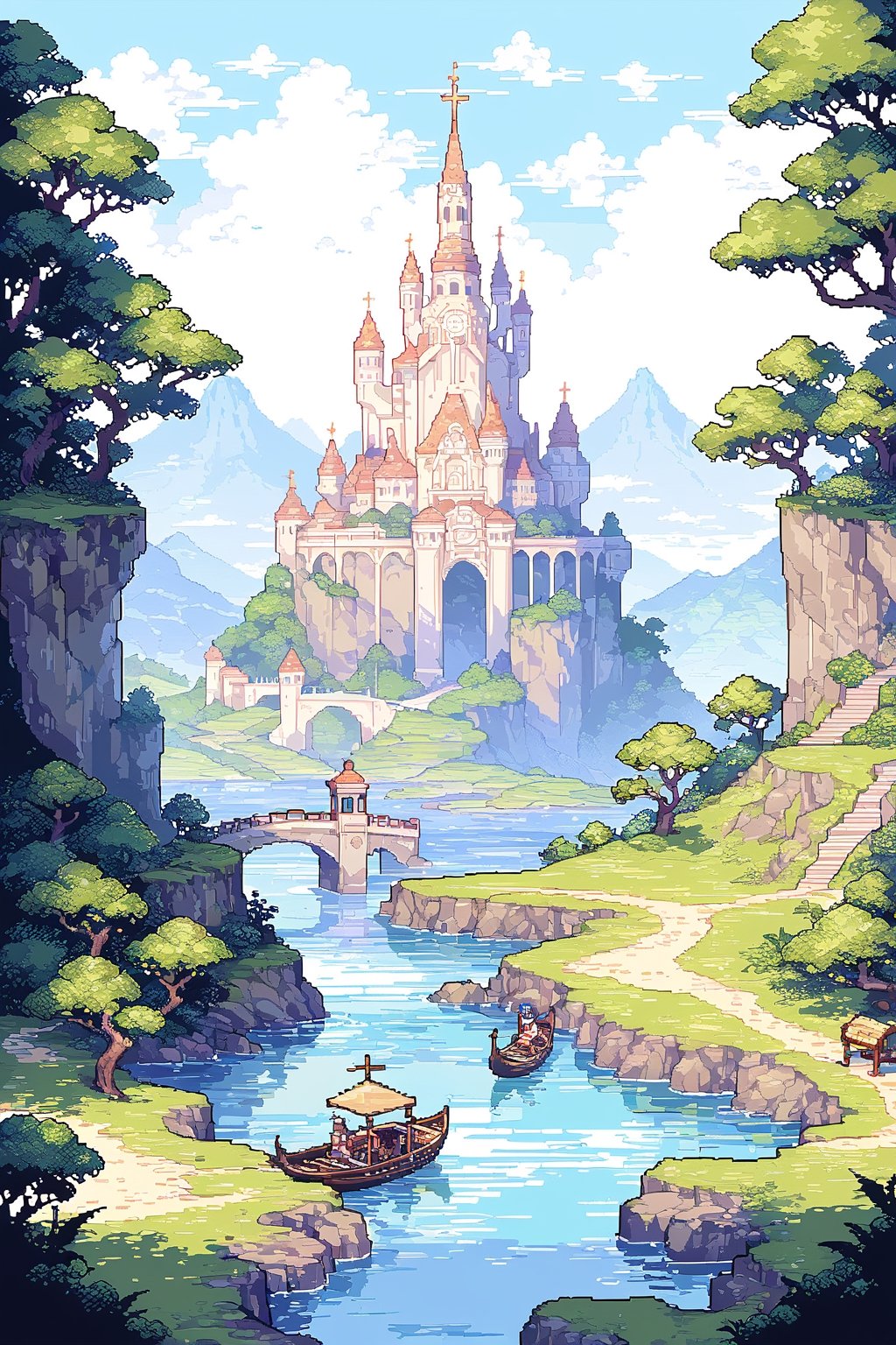 masterpiece, best quality, aethetic, illustration,pixel art, 