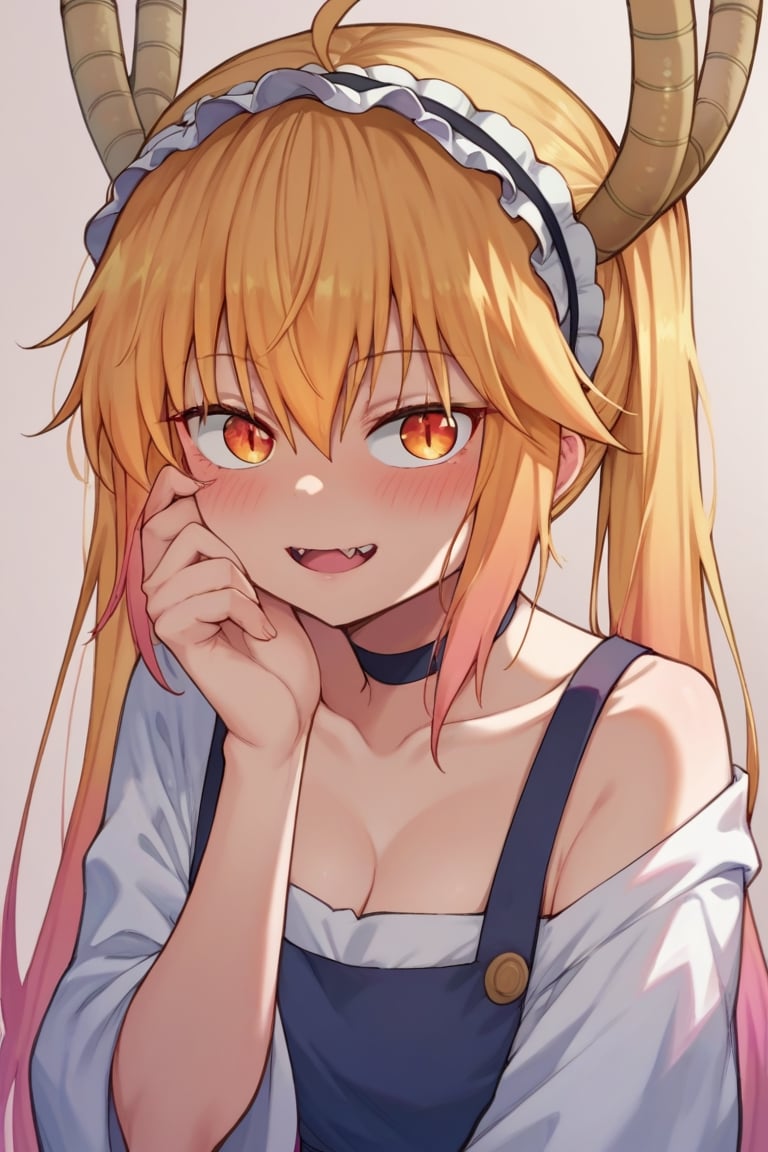 score_9, score_8_up,score_7_up, score_6_up, score_5_up, score_4_up, ,score_9_up, 1girl,kswiz, ahoge, golden hair , blush, 
,source_anime, tohru (maidragon)