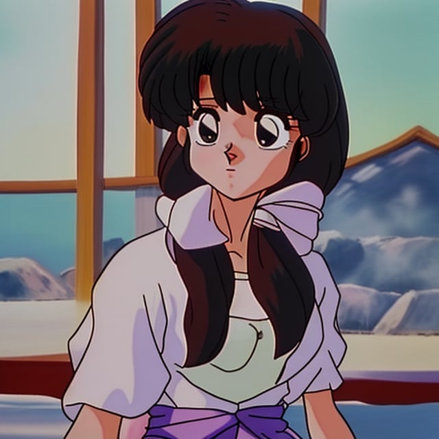 higt quality, (long shot), 1girl,solo,kasumi tendo from ranma 1/2,kasumi