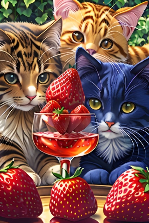 Cats and you both want to know the taste of saury.
This is how we find the fragrance of first love
That warm (sunshine) is like freshly picked (bright strawberries)
You said you couldn’t bear to eat this feeling