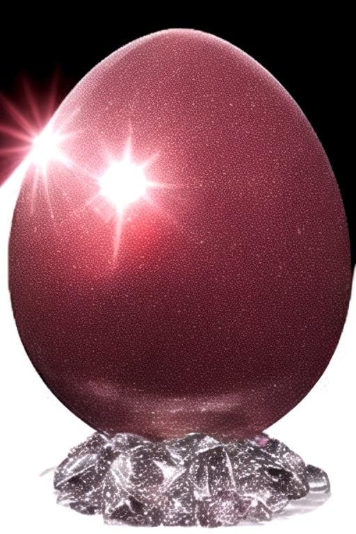 Easter egg, crystal egg, super detailed, glowing glare, branded warrior, overlord egg, red egg, eclipse in the background