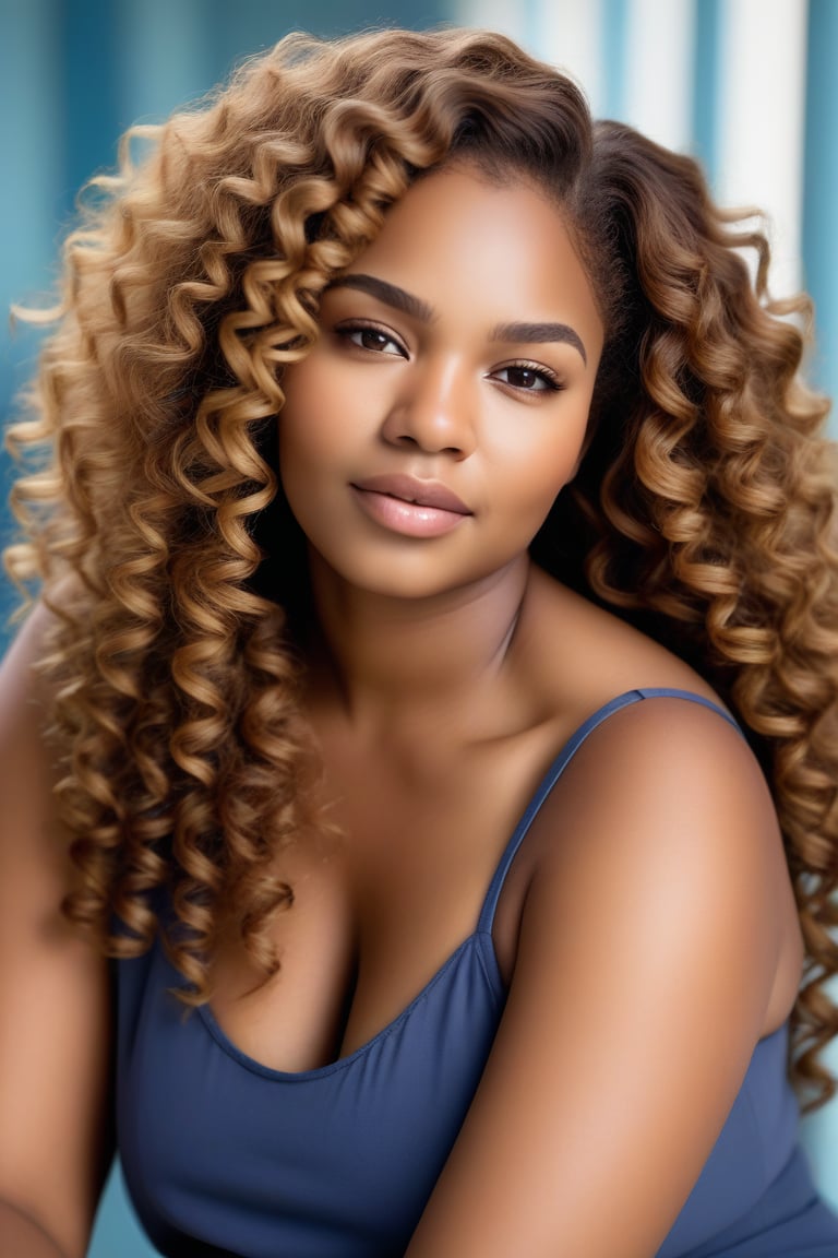 Photo of an african american w image created by evonne tensor art