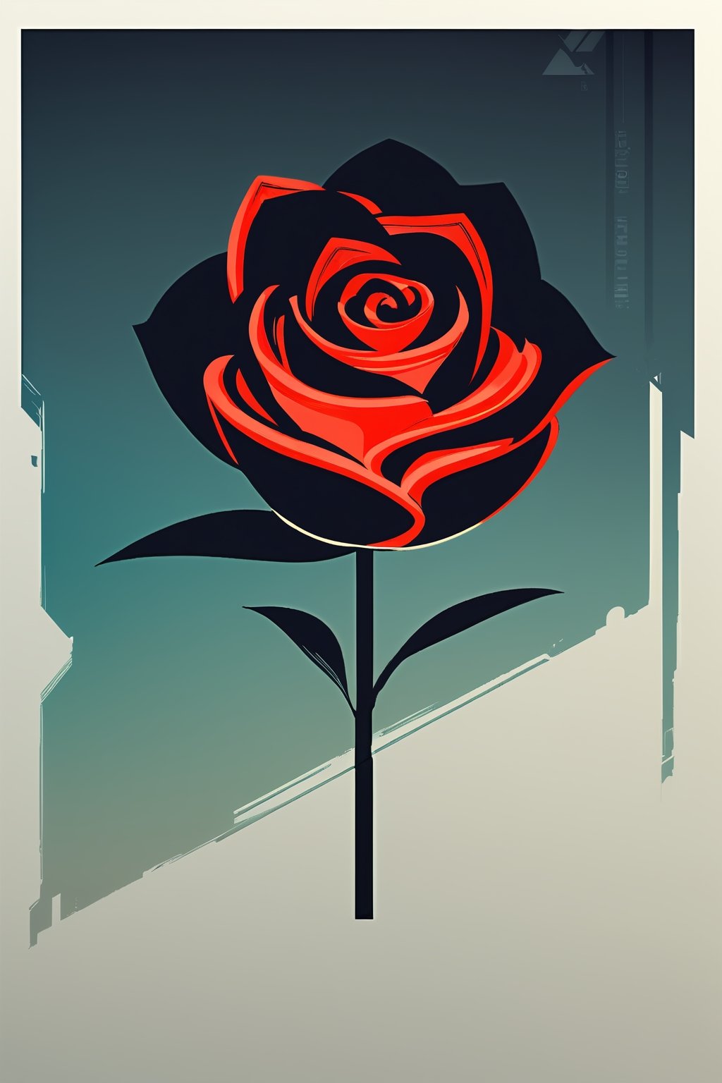 //quality, (masterpiece:1.331), (detailed), ((,best quality,)),//,glowing rose,background,glow_in_the_dark,artint,trendy,grunge style,vector art,