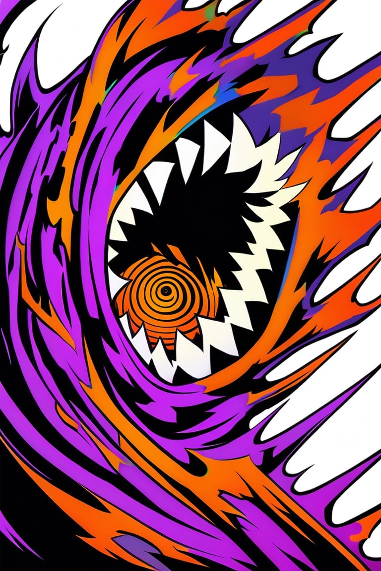 horror anime art style

 psychedelic soul eater: a malevolent creature with swirling, psychedelic colors of pulsating purple and vibrant orange, its gaping maw lined with rows of razor sharp teeth ready to devour souls


( white background, blank background)),scary