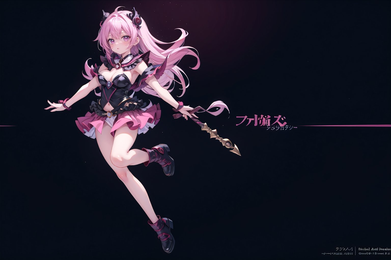 1 girl, solo, full_body, pink_eyes, hmrei