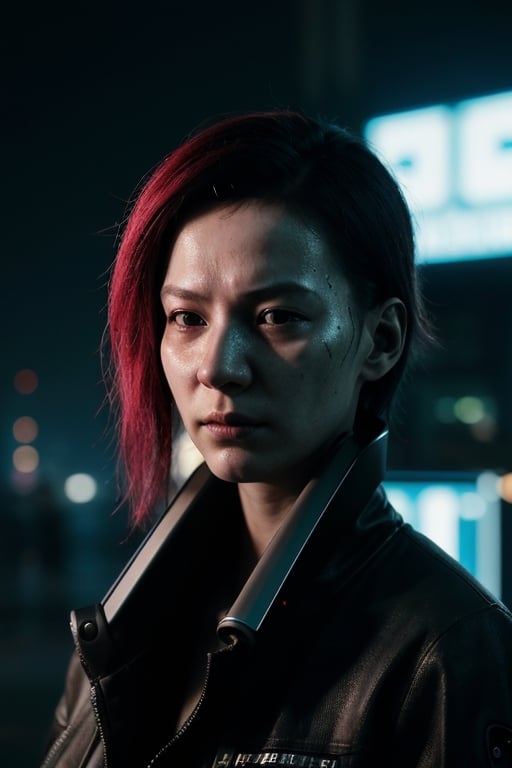 woman, cyberpunk face, without eyes, no eyes, futuristic, cyberpunk, extremely detailed texture, ultra-realistic, cinematic lighting, photorealistic, cinematographic, atmosphere of suspicion, terror scene, ultra realistic, extremely detailed
