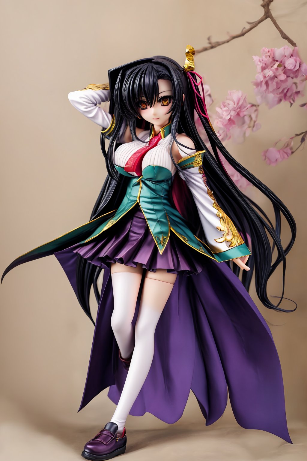 kan'u \(koihime musou\),kan'u,full-body_portrait,glitter,porcelain_art