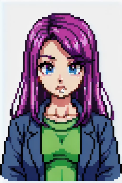 un chica y un hada , paradas , mirando a los espectadores ,portada de videojuego, pixelart