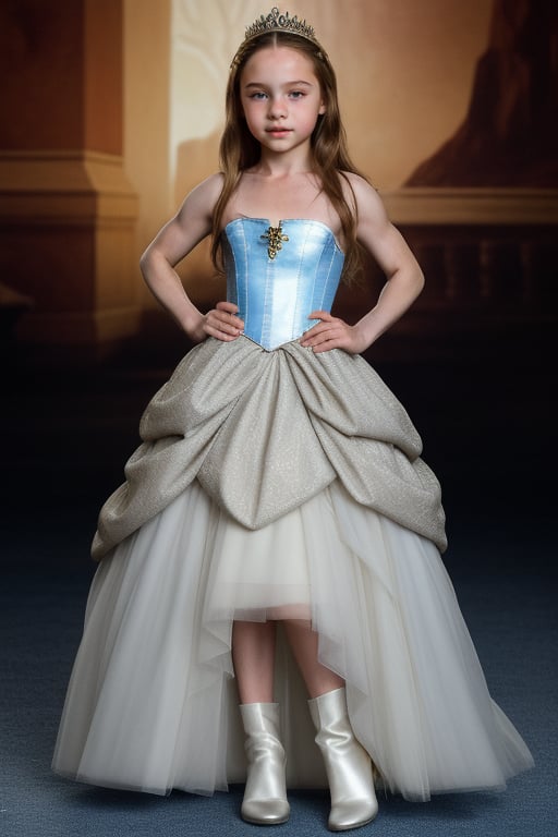 full Body View ((Tami Stronach)) Emilia Clarke, 8 years old, in princess costume with full lips Tami Stronach,Tami Stronach