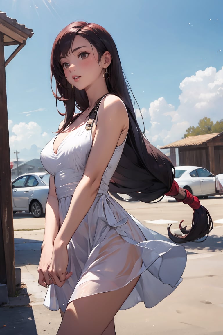 defTifa in white dress 