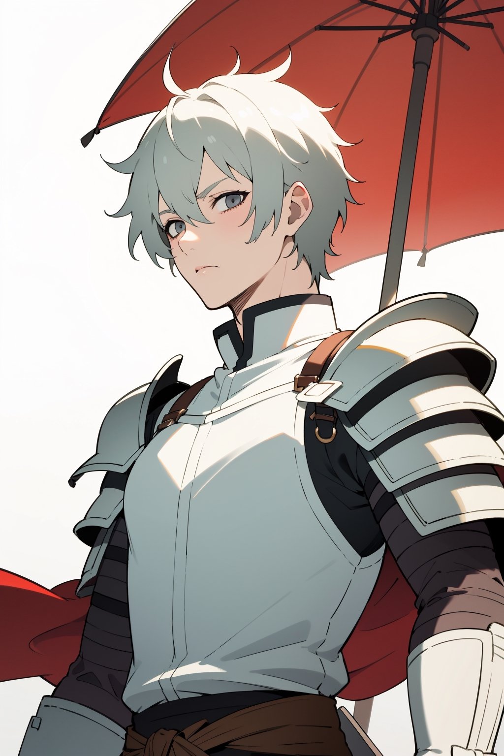 Highly detailed, high quality, masterpiece, beautiful (Full Shot ), A boy(White eyes, white teas, white hair, a 20-year-old)
white
serius
sad
Swordsman
armor dragon