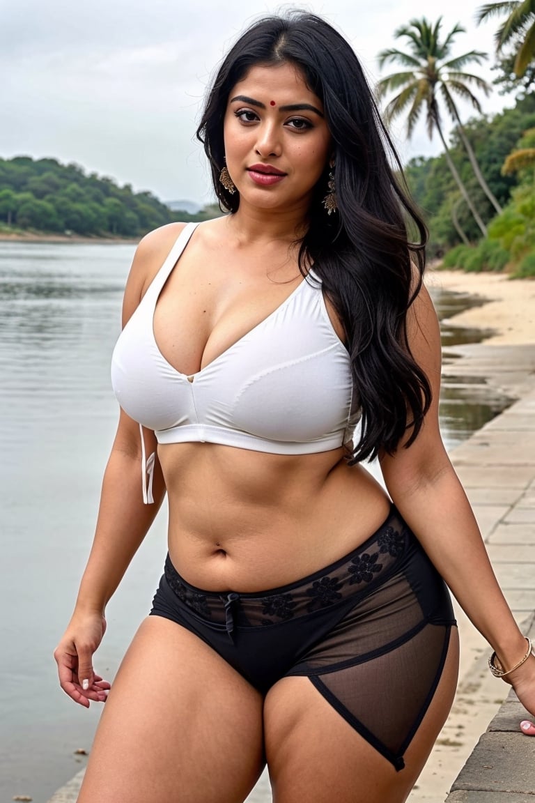 skin:1.2),(oil skin:1.1),makeup,(close up), (eyelashes:1.1),(parted lips:1.1),red lipstick,
young curvy indian wearing saree,  deep cleavage,Saggy tits, nipple slip ,Saree
Betaven Push up Sports Bra for Women Sexy Hollow Crop Tops with Removable Cups Workout Fitness Yoga Bra Medium Support
indian girl, long hair, breasts, blush, red lipstick, flying kiss, brown eyes, large breasts, big ass, curvy body, solo focus, front view, white saree, deep navel,full_body, open leg,modeling, tight dress
25 Years Create a fashion model scene where a curvy and voluptuous girl is energetically Kāra donning a stylish dress against a island background at evening.The girl should be engaging in an activity, perhaps adjusting the frame of a photo, with her luscious black hair cascading down her shoulders. 
Emphasis should be placed on celebrating her shorts full figure in shorts 
Panty and shorts rade  t-shirt, bra navel expressing confidence and grace: shorts  classic  jeans paired with a simple, fitted t-shirt, creating a timeless and casual companion, with her pose and style: walking Pose: The model takes a natural step, putting one foot in front of the other, arms gently swinging by her side.
the pose(MAKE REALSTIC FINGER WITH GAFFE BETWEEN EACH HAND OF FIVE FINGER, and EYE DETAIL) more hot,Sexy Pose
Full_body INDIAN, a girl, curvy_figure, long black-hair, doll face, (((Instagram influencer))), sunglasses, (((big_boobs, thick_legs, big_thighs, real life, style))),5_finger, 5_fingered, longhair, instagram username roshni,self_shot, in (((Dress: Panty and Kurti, Color: White blow floral prints black))), pose setaed on chair at cafe, background_home))) natural_background, in_profile, realsticphotos,(((cinematic filter))) [[realsticphotos]] [realhands]] (((more details))) [[5_finger, 5_fingered, 5finger]]
