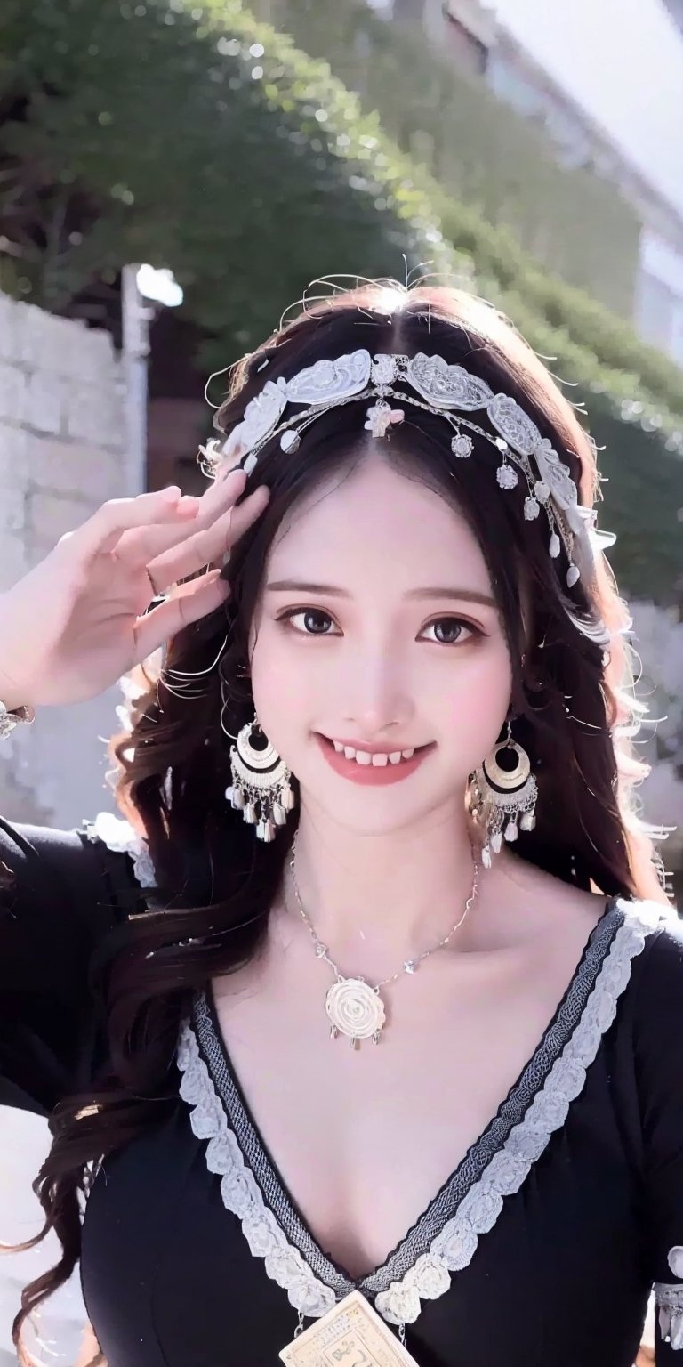 1girl,face,white background,(masterpiece,best quality:1.5),QIEMANCNGIRL, MZGIRL a woman in a black and white dress, wearing a silver headdress, solo, a necklace with silver beads, sky , Crossed arms, background is the Yunnan Jade Dragon Snow Mountain, ultra realistic,32k,RAW photo,(high detailed skin:1.2), 8k uhd, dslr, soft lighting, high quality,
{{Beautiful and detailed eyes},
Detailed face, detailed eyes, slender face, real hands, cute Korean girlfriend 20 year old girl, perfect model body, looking at camera, sad smile, dynamic pose, furisode, kimono, shrine, hatsumode , medium breasts, cosmetics advertising model, her one girl is walking,perfect 38G breasts, ,xjg,vietnamese