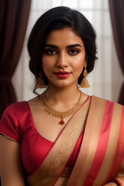 Indian beautiful and hot style chubby bhabhi look ,(((Mole on Lip))), looks like [Vyjayanthimala] and [Rekha] , age 25, realistic body skin, brown eye ,white teeth,(RAW photo, best quality), (realistic, photo-Realistic:1.3), best quality, masterpiece, beautiful and aesthetic, 16K, (HDR:1.4), high contrast, (vibrant color:1.4), (muted colors, dim colors, soothing tones:0), cinematic lighting, ambient lighting, sidelighting, Exquisite details and textures, cinematic shot, Warm tone, full body(detailed curvy body:1.1),(wearing pink saree black blouse)),neckless and earring,Makeup,beautiful,detailed eyes,detailed lips,portrait,endless beauty,Milf, smile on face,((stading in front of kedarnath temple))red lipstik,pov_eye_contact,A gorgeous hindu indian girl,very fit, very toned, very athletic, naughty poses, hyperdetailed,full body, head to toe ,Anime Style,
Negative Prompt