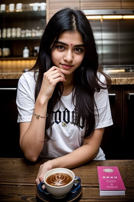 beautiful cute young attractive indian teenage girl, 18 years old, cute,  Instagram model, long black_hair, colorful hair, warm, at home,1girl, solo, indian, fullbody, sexy