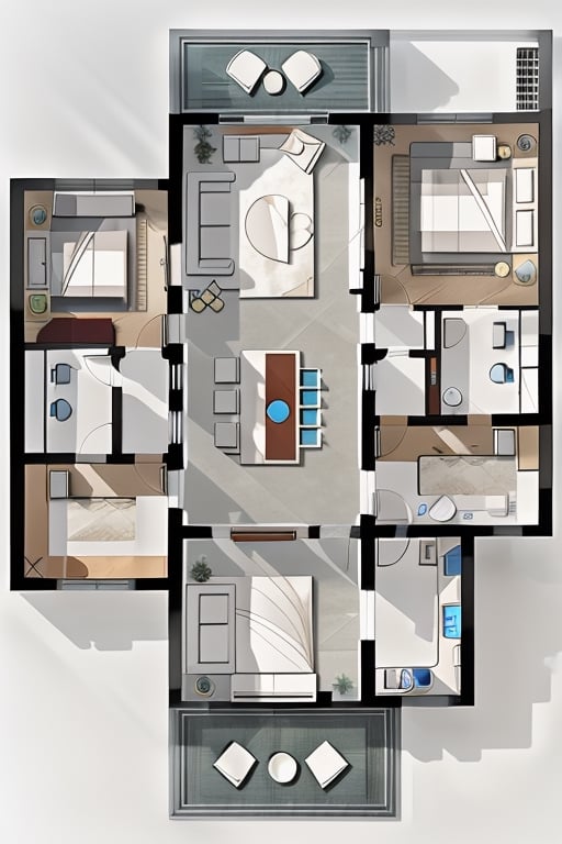 interior plan,above top view,wall,door,window,white background,advanced gray tone,extremely detailed,best quality,masterpiece,high resolution,Photorealism,Hyperrealistic,Realistic,8K,corona render,octane render,3ds max,