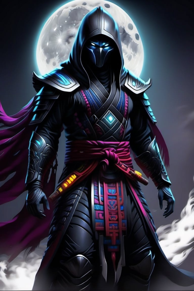 MoonKnight Peruvian inspired version with Inca costume and bright dark colors,Ultra realistic ,2b-Eimi,LegendDarkFantasy,Ninja