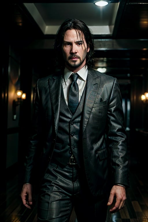 open wide shot, masterpiece, excellent quality, 
perfect hands,epic running fast shooting machine gun with flames, photo realistic Keanu Reeves John Wick with pistol and machine gun , thriller style, aggressive pose, modern black and white Gucci suit, armed gun, photorealistic, highly detailed, blurry photo, intricate, incredibly detailed, super detailed, gangster texture, detailed , crazy, soft lights and shadows