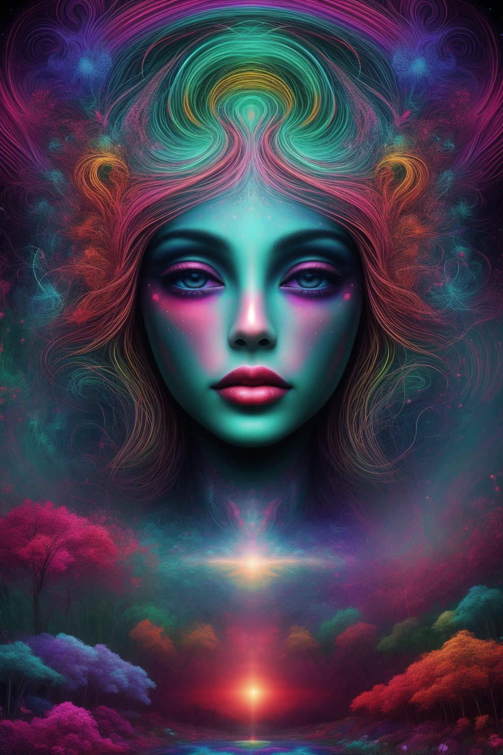 a vision of psychedlic beauty, 