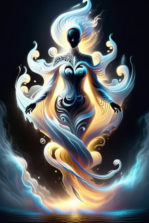 create a unique and ornate ghost, one know one has ever encounted before, mysterious