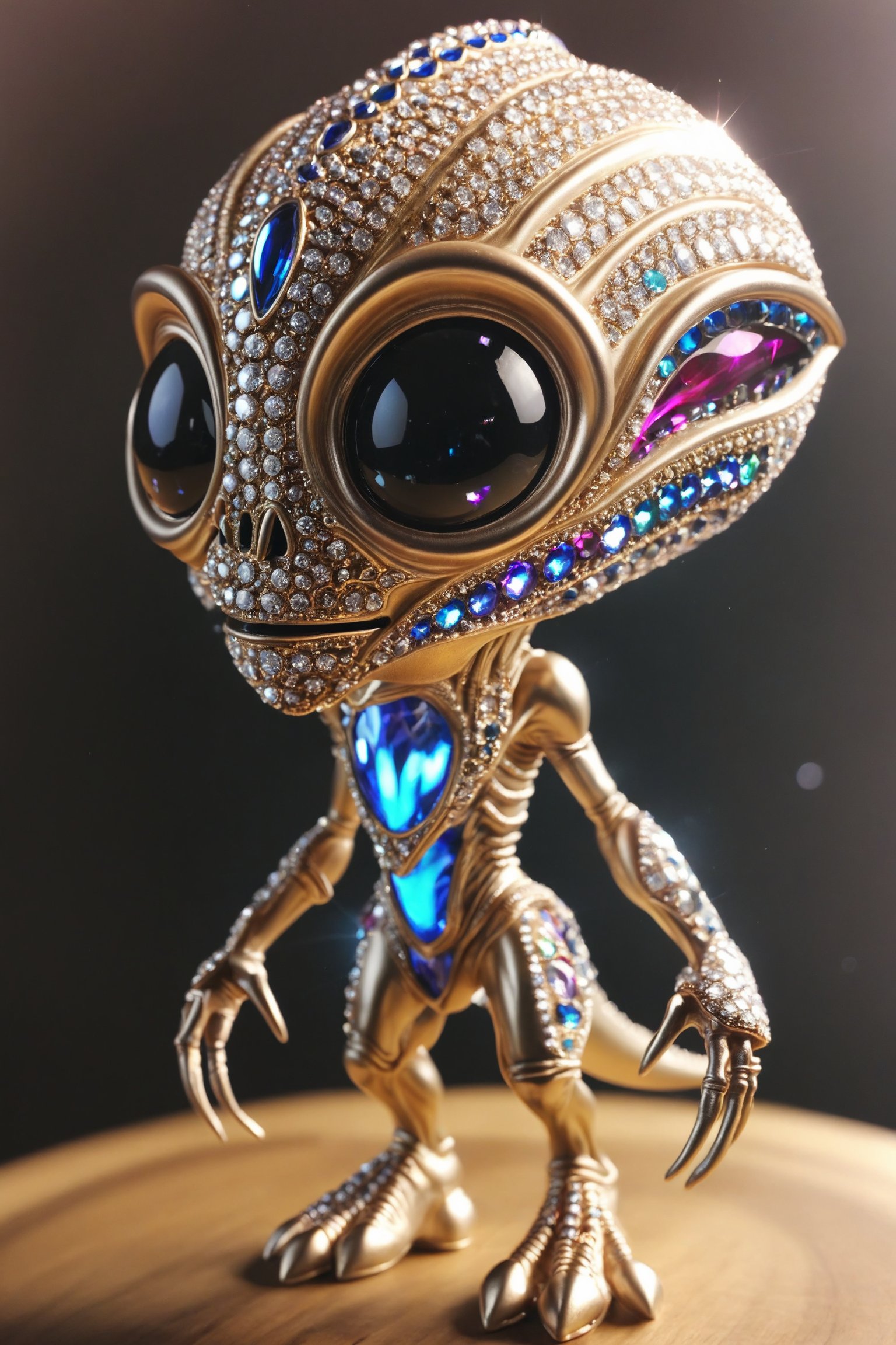 create a blinged out alien