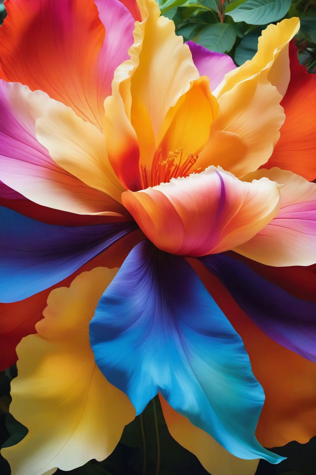 big colourful stunning flower in full bloom