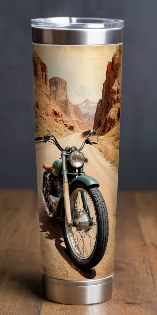 vintage motoecycle 20 oz skinny tumbler sublimation design digital downlode PNG instant DIGITAL ONLY,mountain adventures tumbler use dalle here