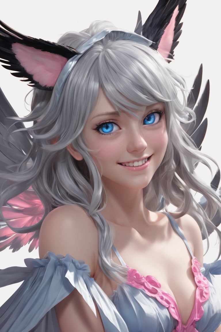 Prompt: best quality, masterpiece, highres, detailed, digital artwork, , MeliaXenoblade, blue eyes, head wings, hair between eyes, grey hair, , pink dress, upper body, headdress,camp, happy, smile,MeliaXenoblade,Negative prompt: (worst quality, low quality:1.4), EasyNegativeV2, text, ng_deepnegative_v1_75t, signature, bad anatomy, (extra hands), (extra arms), (extra legs), (extra fingers), bad arms, bad hands, bad fingers, (more than two hands:1.5), (more than two legs:1.5), (extra limbs),(3 legs),(6 fingers),(3 thighs),Steps: 15,Sampler: DPM++ SDE Karras,CFG scale: 7,Seed: 0,Size: 512x1024,VAE: ,Denoising strength: 0.2,Clip skip: 2,Model: Yody_PVC_v10,LoRA: more_details,2887d41b170b837f83f967fe57c4dba7,MeliaXenoblade,Hires resize: 768x1536,Hires steps: 15,Hires upscaler: 4x_NMKD-Superscale-SP_178000_G