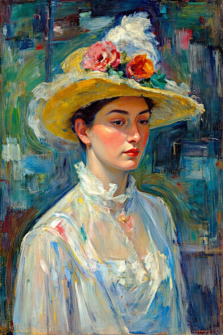 "A fine art oil painting, masterpiece, ultra-high resolution, impressionist focus. The painting is rendered in ultra-high definition, with sharp impressionistic brush strokes in the style of Mary Cassatt. The image is crystal clear and vivid, emphasizing crisp brush strokes throughout the scene. The entire composition is meticulously focused on achieving impressionist textures and clear brush strokes.", "An impressionist portrait in the style of Mary Cassatt. The painting features an impressionist representation of the subject, with expressive facial features. Dramatic lighting highlights the contours of the figure, emphasizing personality and poise. The style is reminiscent of the works of Claude Monet."