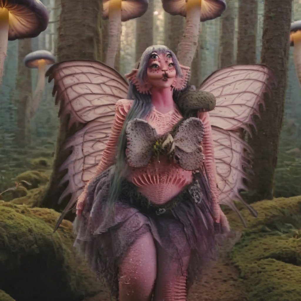 Prompt: Pink and purple makeup, gorgeous makeup, 3 girls in the middle of the forest, mushrooms, fairy dance, four eyes, Full body, dark pink short curly hair, cured and detailed outfit, her hair is long and wavy, her hair is long, 4k, 18k, hairstyle, perfect face, Melanie, Adele, Long hair, masterpiece high quality 18K, Hyperrealism, Realistic vision, rosy cheeks, realistic woman, a girl, Woman, best quality, woman, high quality, good lighting, A woman , fairy00, Long hair, Pink skin, four eyes, Fancy, model, A woman. Pink and purple makeup, gorgeous makeup, long train skirt, forest00, pink skin, four eyes, Full body, two girls, dark pink short curly hair, cured and detailed outfit, her hair is long and wavy, her hair is long, 4k , 18k, hairstyle, perfect face, Melanie, Adele, Long hair, masterpiece high quality 18K, Hyperrealism, Realistic vision, rosy cheeks, realistic woman, a girl, Woman, best quality, woman, high quality, good lighting, A woman, trio00, Long hair, Pink skin, four eyes, Fancy, model, A woman,Big Quality, Masterpiece, High Quality,Melanie Martinez, Beautiful, 3girls,4 eyes, Nymph, Pink Skin