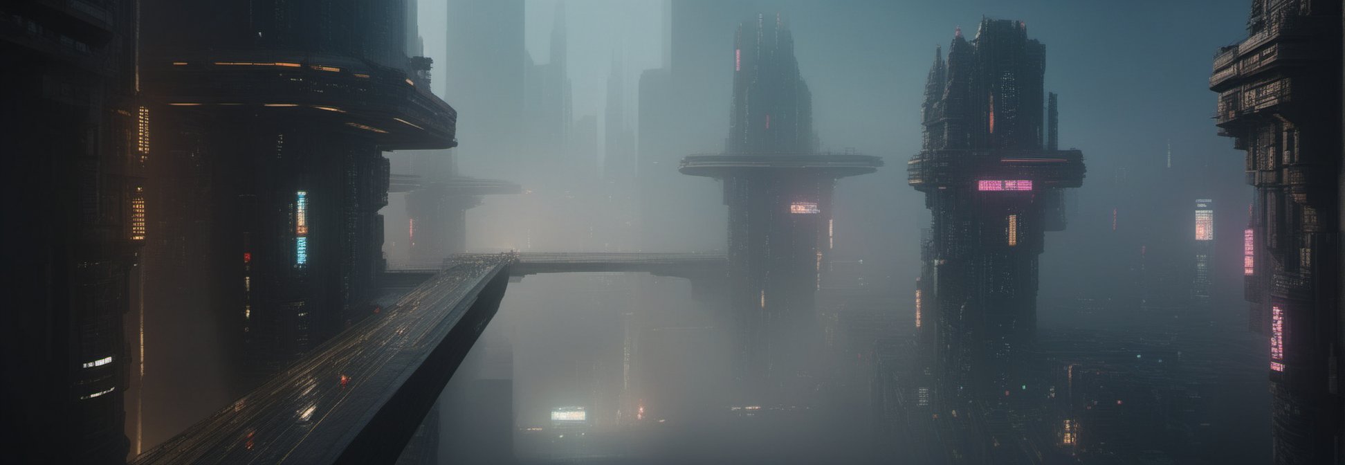 (((Evening_night:1.5))),((((Ecumenopolis_futuristic_cyberpunk_Sci-fi_megacities_with_heavy_fog,crowded_cities:1.6)))),((((many_of_small_futuristic_skyscrapers:1.5)))),(((((underground_cities:1.6))))), concept art, artstation, DeviantArt, holographic, unreal engine 5, matte painting, digital painting by greg rutkowski and benjamin bardou, artstation, ultra high quality, ultra highly resolution, aesthetic painting, hyperrealism, surrealistic, intense shadow, intricape detailed, UHD-RESOLUTION,background,Total_Recall_2084_City_Style,2012_film,Blade_Runner_2049_City,Ecumenopolis City,year3024,Gigantic futuristic city,Enormous City,night city