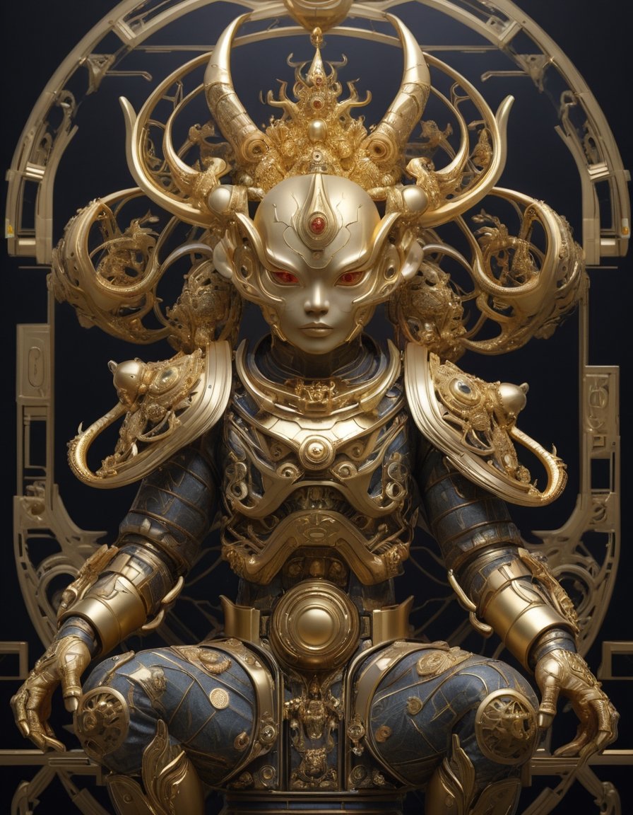 a beautiful rendition of astronaut,insanely detailed and intricate,golden ratio,hypermaximalist,matte,cinematic,James  froud,ross tran,,LuxTechAI ,,monster ,TransformersStyle 
Budha lotus pose barong goodness good  icon  samurai