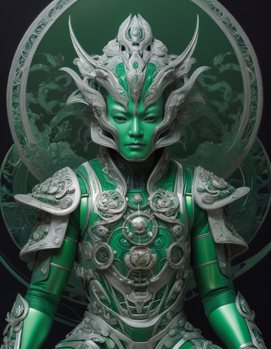 a beautiful rendition of astronaut,insanely detailed and intricate]silver   ratio,hypermaximalist,matte,cinematic,James  froud,ross tran,,LuxTechAI ,,monster ,TransformersStyle 
Budha lotus pose barong goodness good  icon  samurai green 