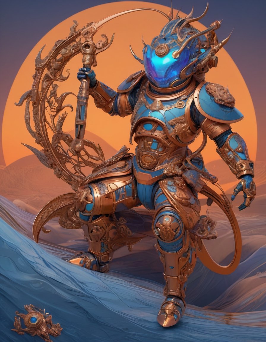 a beautiful rendition of astronaut,insanely detailed and intricate,copper  ratio,hypermaximalist,matte,cinematic,James  froud,ross tran,,LuxTechAI ,,monster ,TransformersStyle 
Budha lotus pose barong goodness good  icon  samurai blue marine orange sun set
