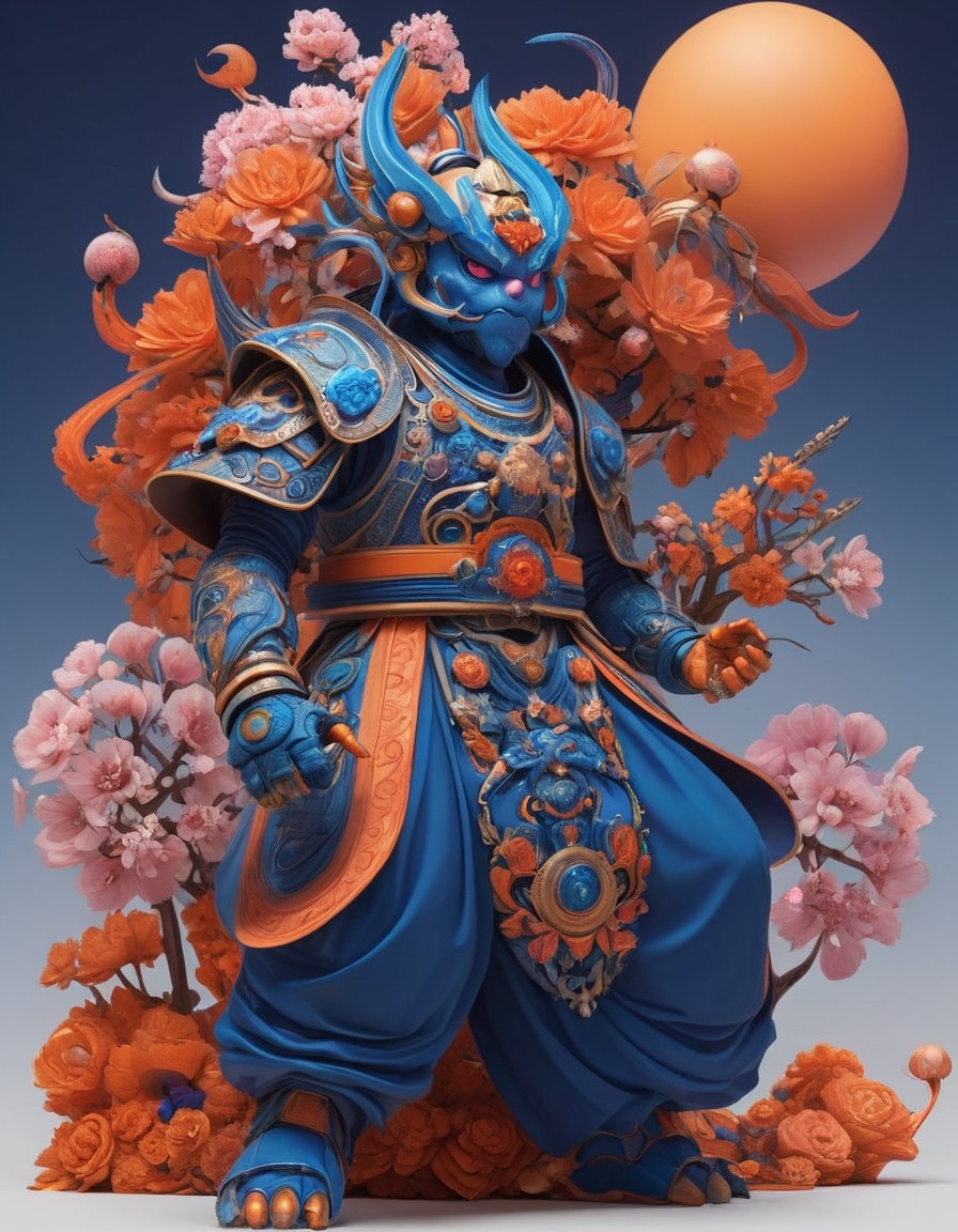 a beautiful rendition of astronaut,insanely detailed and intricate,Ásia traditional ratio,hypermaximalist,matte,cinematic,James  froud,ross tran,,LuxTechAI ,,monster ,TransformersStyle 
Budha lotus pose barong goodness good  icon  samurai peony  Sakura
Garuda humongous  blue marine orange colours 
