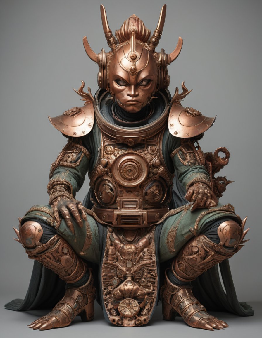 a beautiful rendition of astronaut,insanely detailed and intricate,copper  ratio,hypermaximalist,matte,cinematic,James  froud,ross tran,,LuxTechAI ,,monster ,TransformersStyle 
Budha lotus pose barong goodness good  icon  samurai