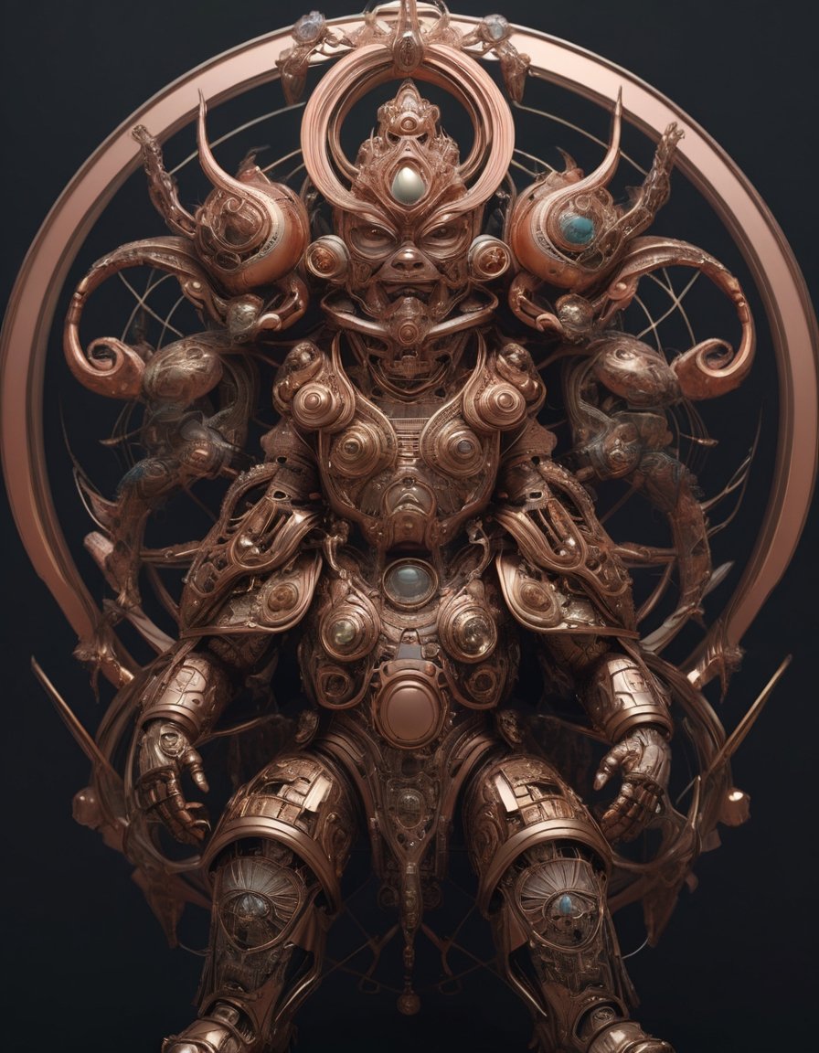 a beautiful rendition of astronaut,insanely detailed and intricate,copper  ratio,hypermaximalist,matte,cinematic,James  froud,ross tran,,LuxTechAI ,,monster ,TransformersStyle 
Budha lotus pose barong goodness good  icon  samurai