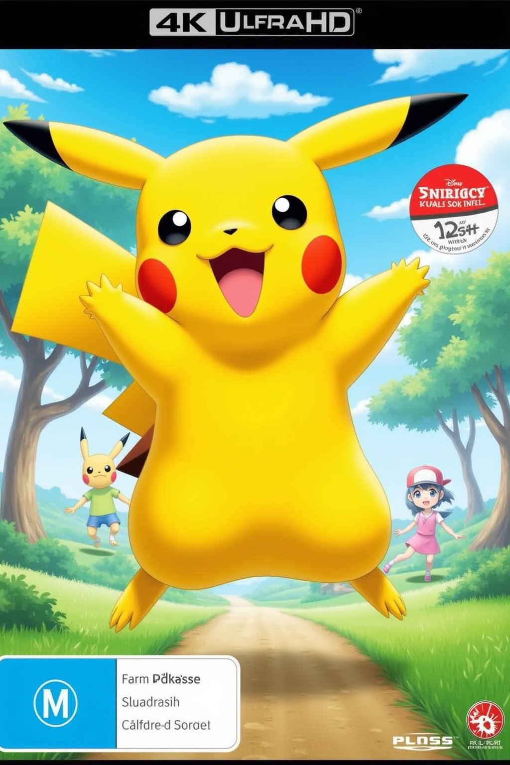 4kbluray cover of Pikachu