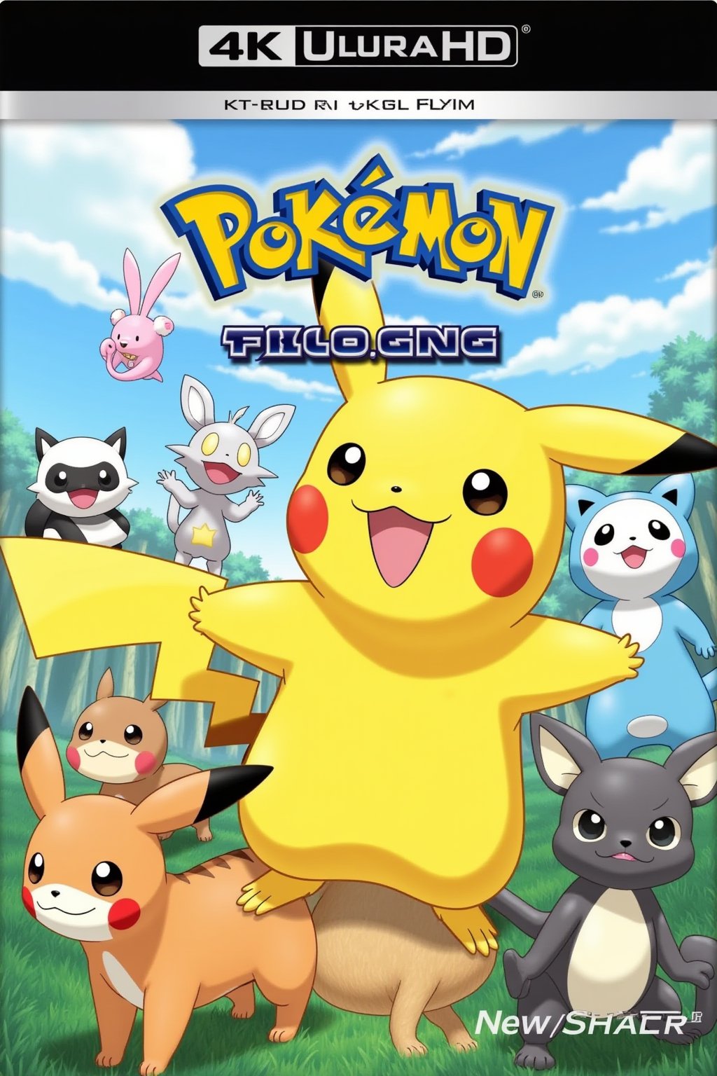 4kbluray cover of Pikachu