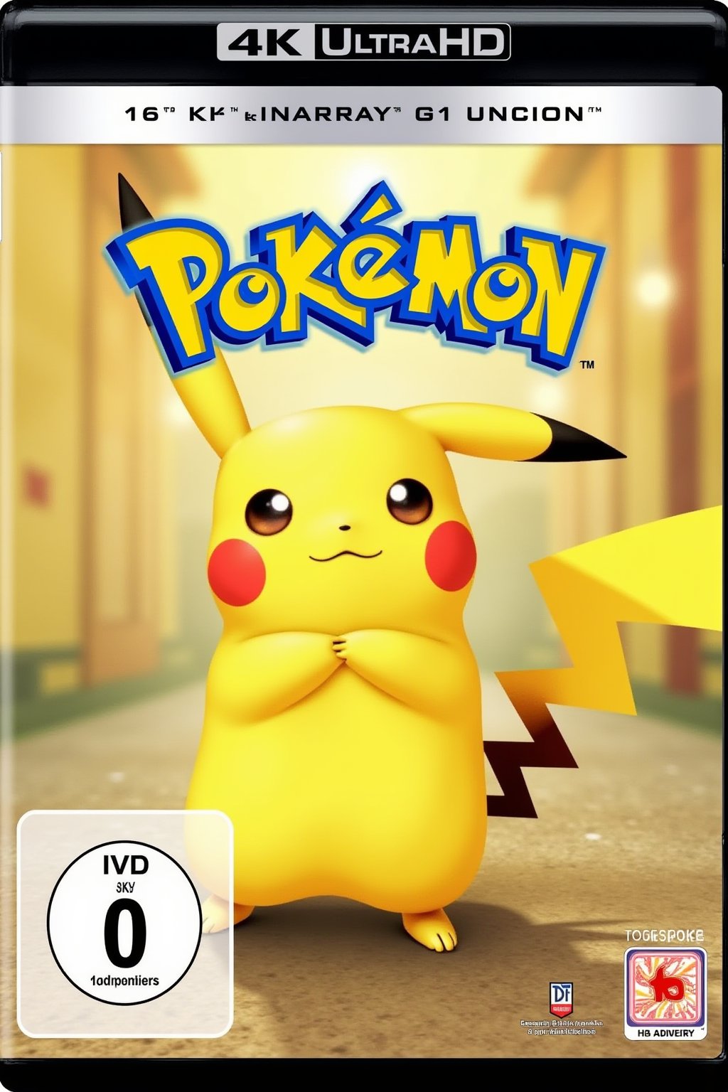 4kbluray cover of Pikachu