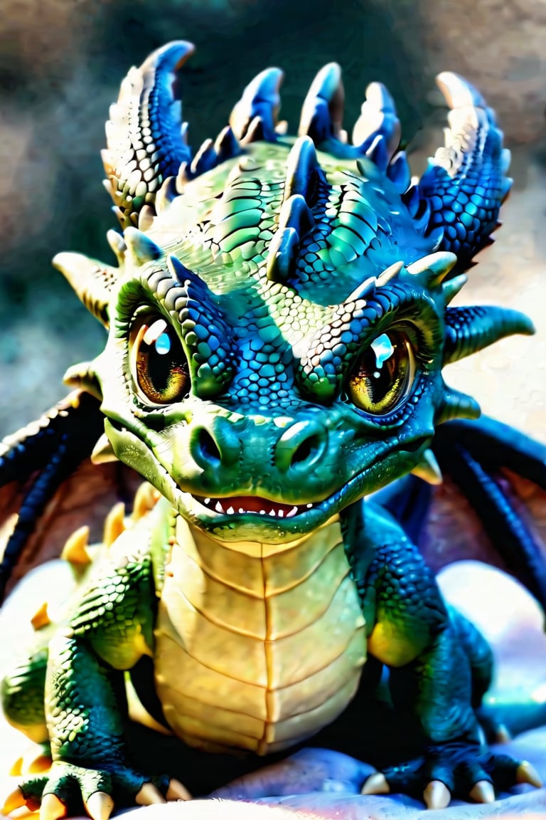 dragon, cute face, baby