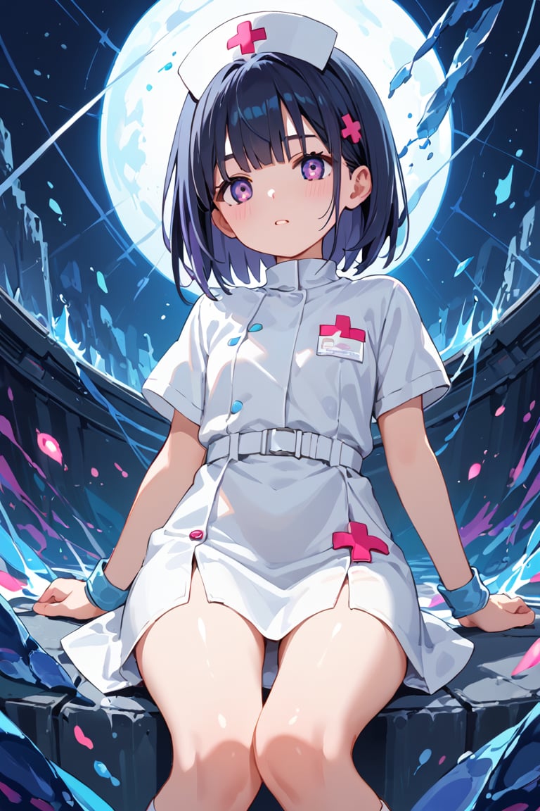 score_9, score_8_up, score_7_up,source_anime, BREAK,girl, void battle nurse .loli,sci-pi