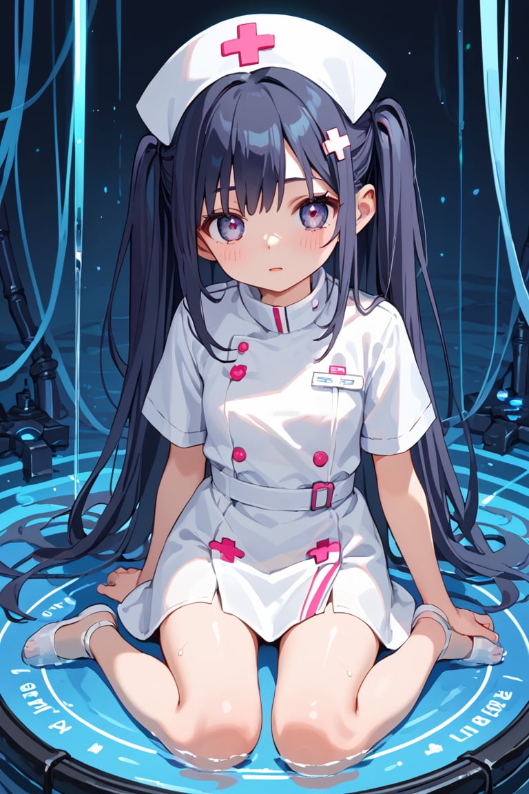 score_9, score_8_up, score_7_up,source_anime, BREAK,girl, void battle nurse .loli,sci-pi