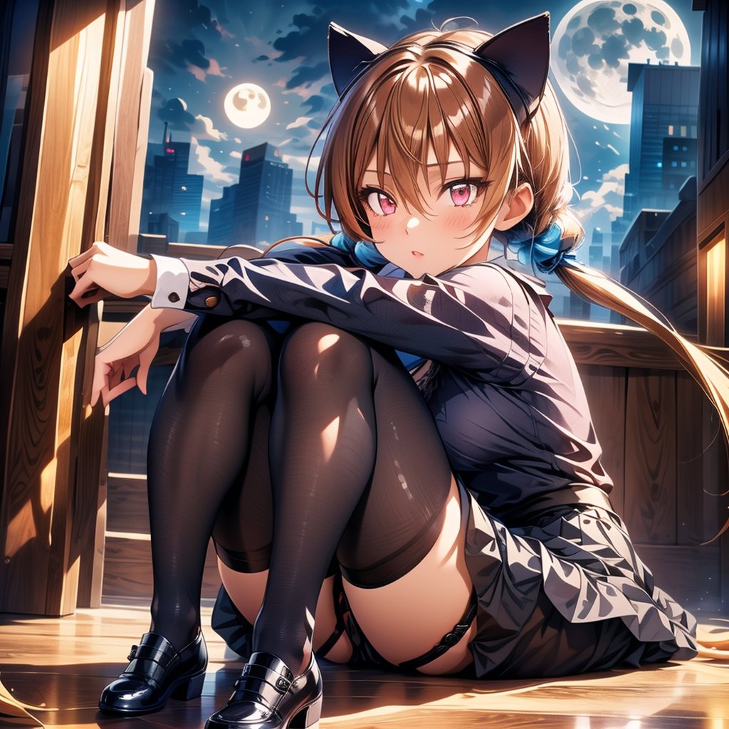 1girl,solo,best quality,highres,ultra-detailed,high_resolution,ultra-detailed,best quality, ultra realistic, 8k resolutions ,masterpiece, beautiful lips,detailed eyes,Detailed Hair,long hair,glow_in_the_dark,
neon lights,torn clothes,floating hair,dynamic_pose,city,Illuminated city,night,outdoors,waxing moon ,Cloudy sky, ,legs spread apart, Garter Belt,alisa,Skyscrapers,,low_angle,rain,looking at viewer,gothic dress,socks,shoes,dress, skirt, flowing skirt,torn clothes,black thin socks,Cathedral, Gothic architectures,Blonde hair,Ruffled dress