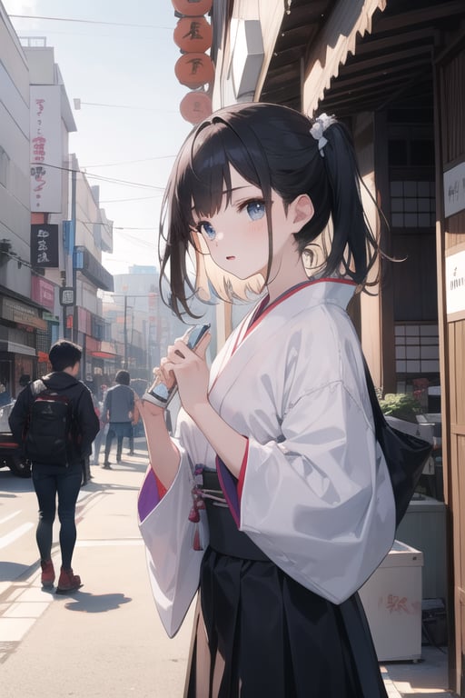 teenager in a Japanese city
