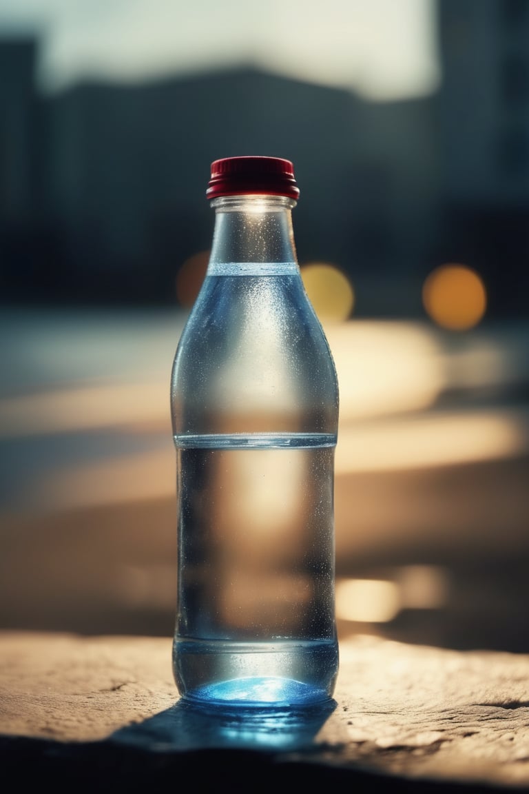 a water in a bottle, with a sad look.
This should be a ((masterpiece)) with a ((best_quality)) in ultra-high resolution, both ((4K)) and ((8K)), incorporating ((HDR)) for vividness. It uses a ((Kodak Portra 400)) lens for timeless, professional quality. Emphasizes a ((blurred background)) with a touch of ((bokeh)) and ((lens flare)) for an artistic effect. Enhance ((vibrant colors)) for a vivid look. Make sure the photograph is ((ultra-detailed)) and shows ((absurd)) details. Pay special attention to capturing the ((beautiful face)) of the subject. The goal is to create a ((professional photograph)) that is visually stunning and technically excellent.